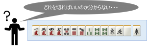牌効率の基礎 切り牌の迷い